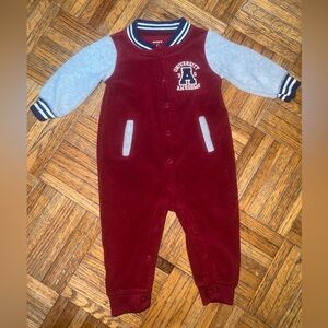 Carter's Red and Navy Baby Jumpsuit